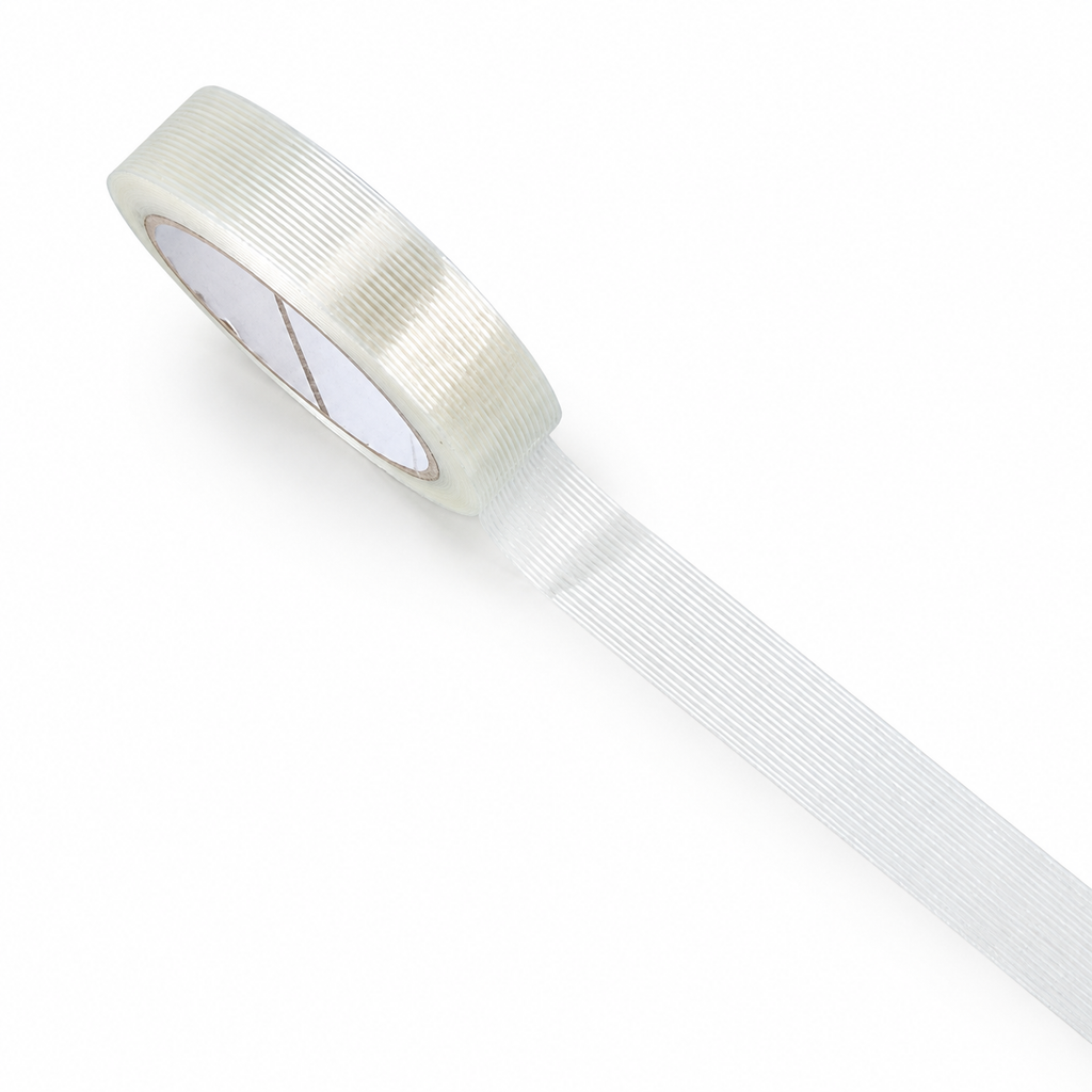 Cinta fibra de vidrio 10 mm - Rollo x 50 mts