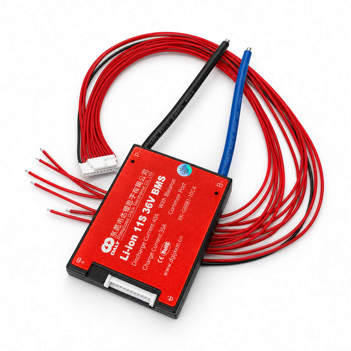 BMS Daly Li-Ion 60A con ecualizador 11S 36Volt