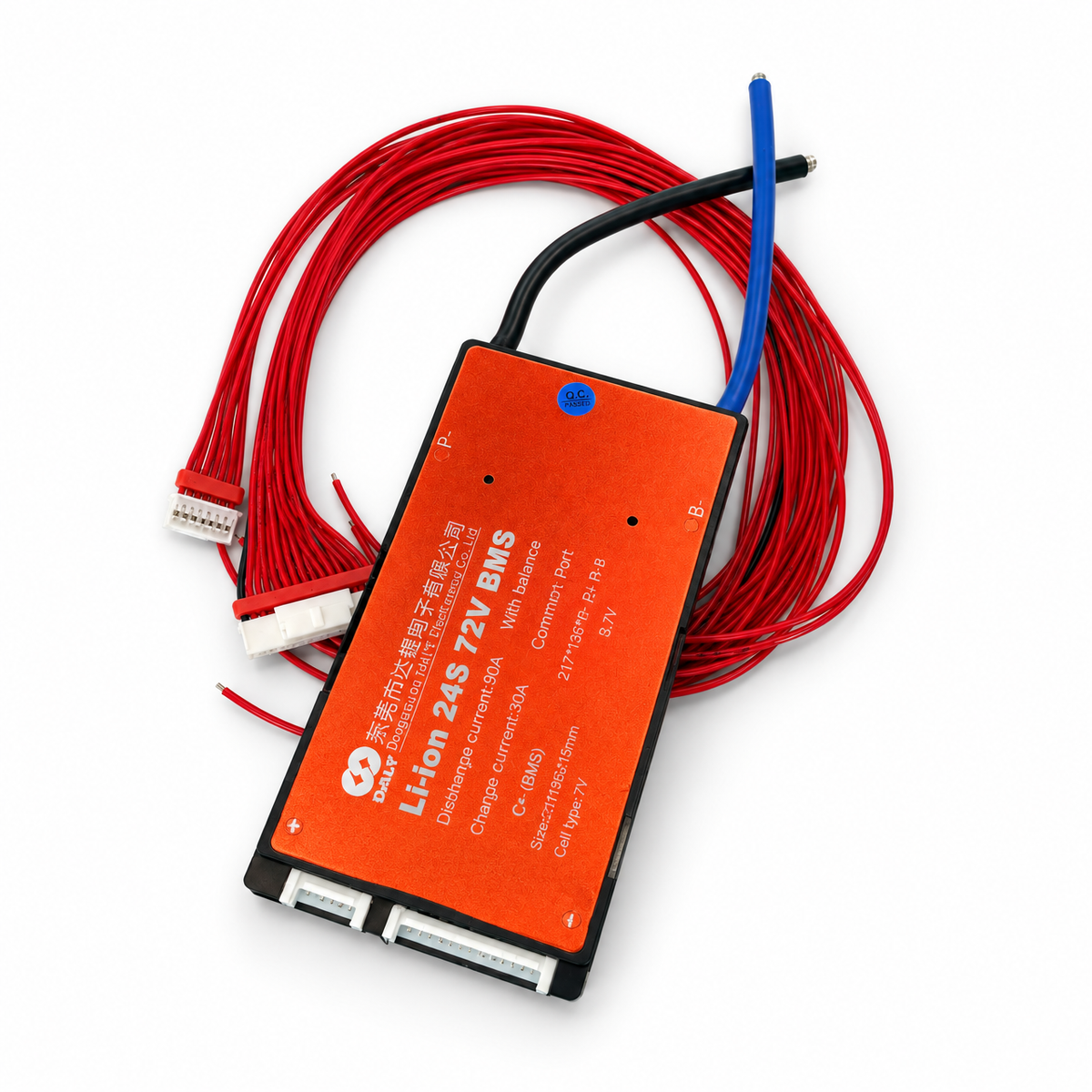 BMS Daly Li-Ion 60A con ecualizador 21S 72Volt